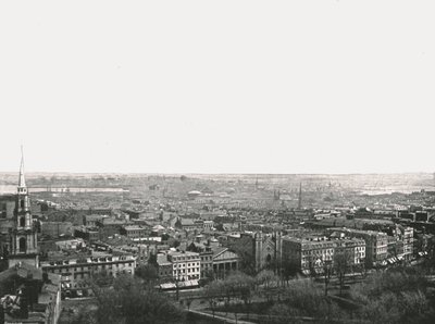 Panorama der Stadt Boston, USA, 1895 von Unbekannt