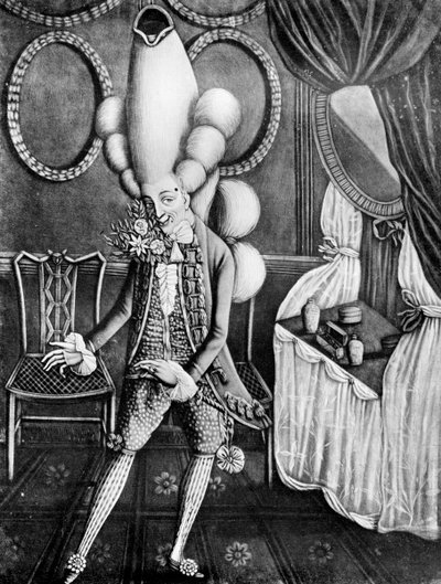 Pantheon Macaroni, 1782 von Unbekannt