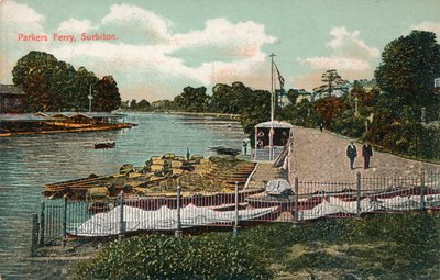 Parkers Fähre, Surbiton, ca. 1907 von Unbekannt