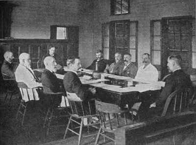 Parlamente der britischen Übersee-Dominions: Der Legislativrat von Fidschi in Sitzung, 1909 von Unbekannt