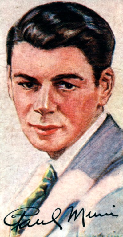 Paul Muni, 1895-1967, Oscar-prämierter vielseitiger Schauspieler, 20. Jahrhundert von Unbekannt
