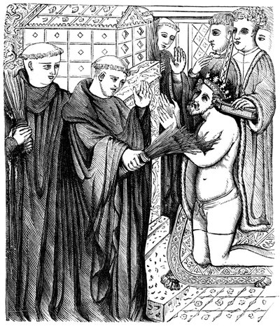 Buße von Heinrich vor dem Schrein von Thomas Becket von Unbekannt