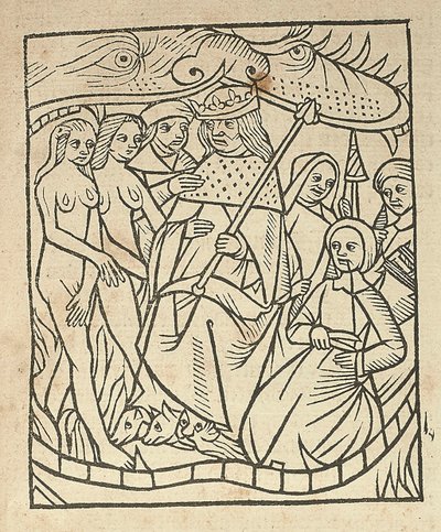 Perceval, die Geschichte des Grals von Chrétien de Troyes, 1523 von Unbekannt