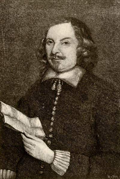 Bild von Edward Winslow in puritanischer Kleidung, 1644, 1937 von Unbekannt