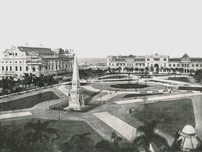 Plaza de la Victoria, Buenos Aires, Argentinien, 1895 von Unbekannt