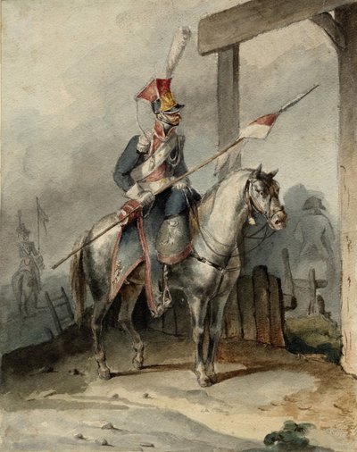 Polnischer Chevauleger der französischen Kaiserlichen Garde, ca. 1808 von Unbekannt