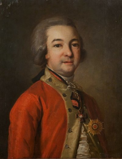 Porträt von Alexander Khrapovitsky 1749-1801, Senator und Autor, zweite Hälfte des 18. Jahrhunderts von Unbekannt