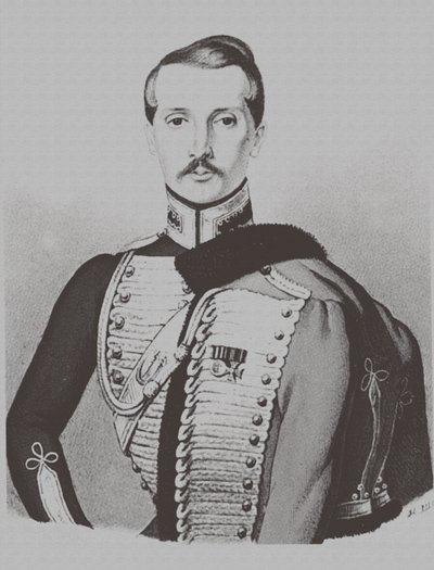 Porträt von Alexey Nikolayevich Wulf 1805-1881, 1830er von Unbekannt