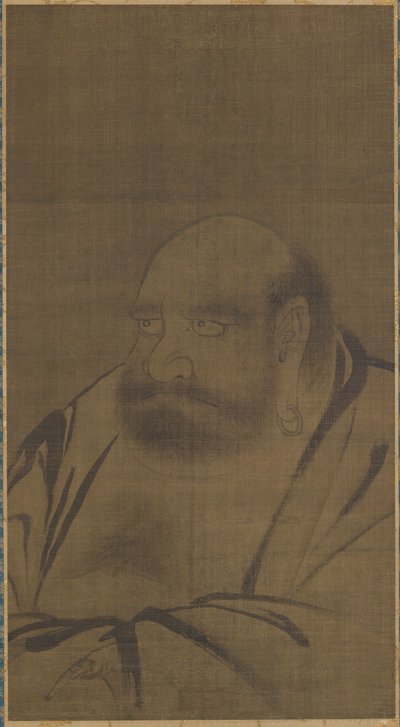 Porträt von Bodhidharma, 14. Jahrhundert von Unbekannt