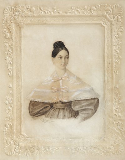 Porträt von Ekaterina Alexandrowna Sverbeewa, geborene Prinzessin Schtscherbatowa von Unbekannt