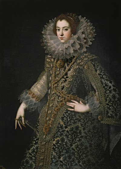 Porträt von Elisabeth von Frankreich 1602-1644, Königin von Spanien, um 1620 von Unbekannt
