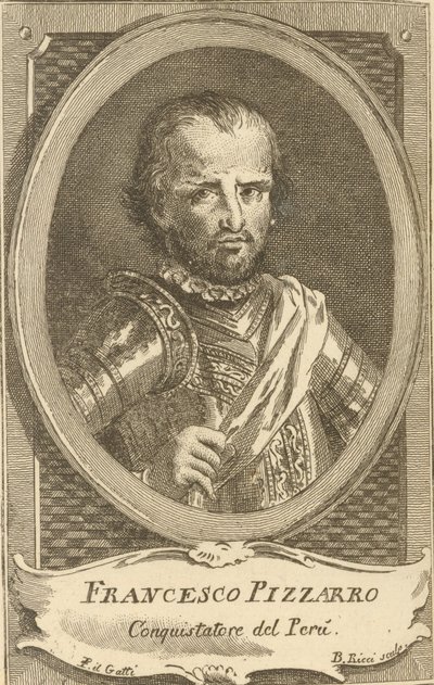 Porträt von Francisco Pizarro, 1778 von Unbekannt