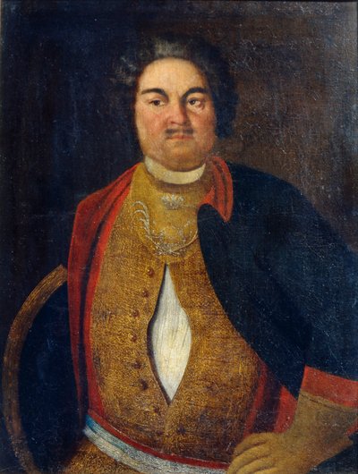 Porträt von Gavriil Ivanovich Davydov 1784-1809, Anfang des 19. Jahrhunderts von Unbekannt
