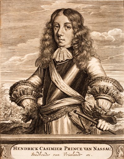 Porträt von Heinrich Casimir II 1657-1696, Prinz von Nassau-Dietz von Unbekannt