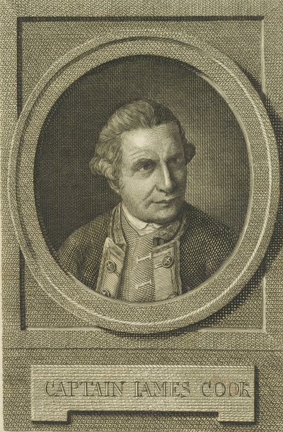 Porträt von James Cook, nach 1771 von Unbekannt