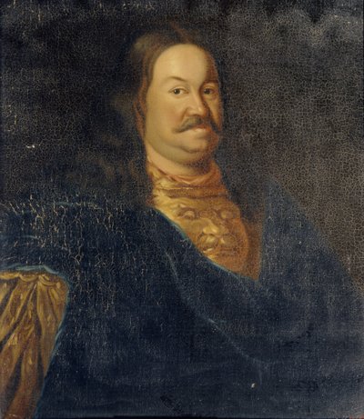 Porträt von Senator Prinz Jakow Fjodorowitsch Dolgorukow 1639-1720, frühes 18. Jahrhundert von Unbekannt
