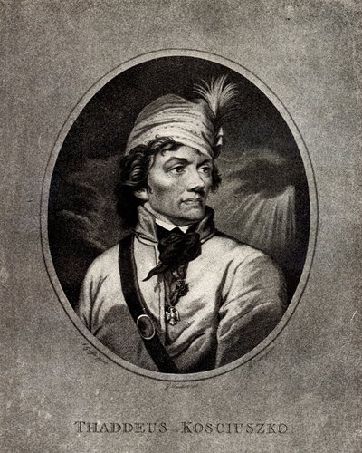 Porträt von Tadeusz Kosciuszko, 1746-1817, frühes 19. Jahrhundert von Unbekannt