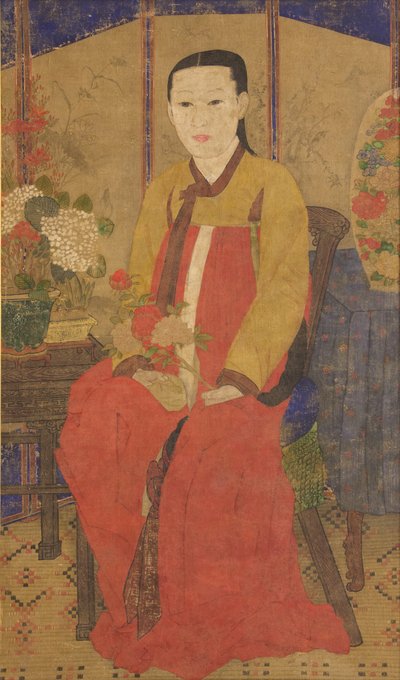 Porträt einer Frau, frühes 20. Jahrhundert, ca. 1920-40 von Unbekannt