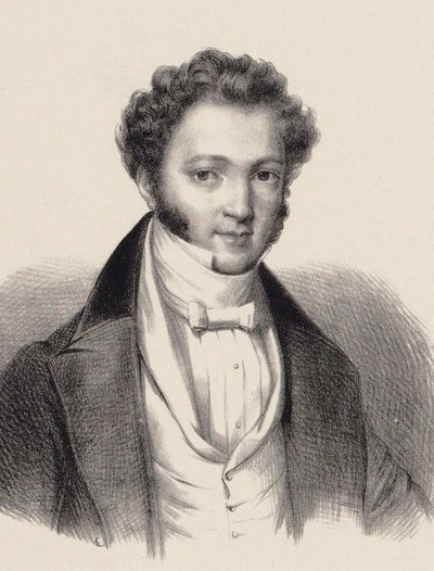 Porträt des Pianisten und Komponisten Ignaz Moscheles von Unbekannt