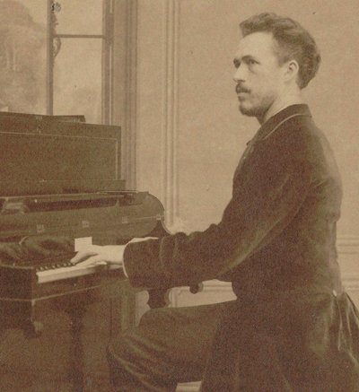 Porträt des Komponisten Benjamin Godard 1849-1895, 1882 von Unbekannt