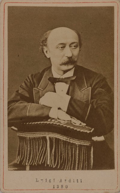 Porträt des Komponisten Luigi Arditi 1822-1903, 1880 von Unbekannt