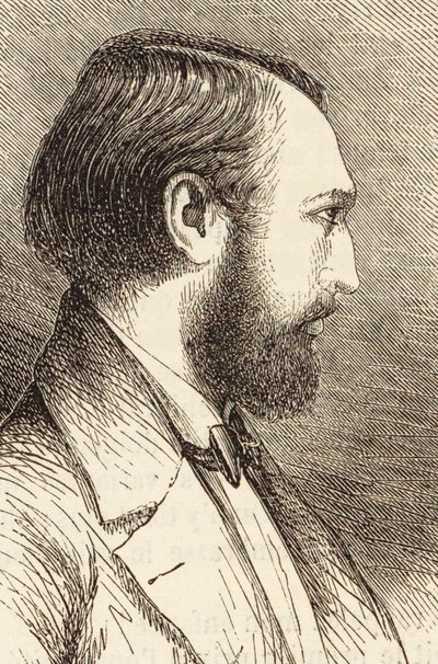 Porträt des Pianisten und Komponisten Louis Lacombe 1818-1884 von Unbekannt