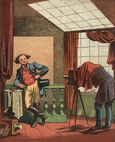 Porträtfotografenstudio, 1871 von Unbekannt