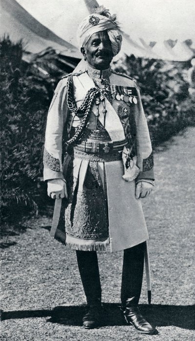 Pratap Singh 1845-1922, britischer indischer Offizier und Maharaja, 1914 von Unbekannt