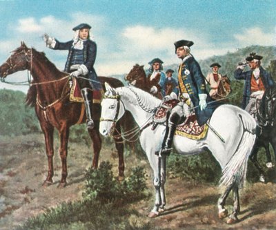 Prinz Eugen und Kronprinz Friedrich, 1734, 1936 von Unbekannt