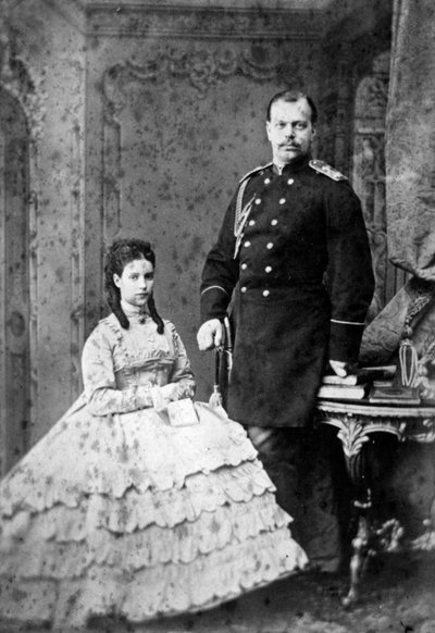 Prinzessin Dagmar von Dänemark und Großfürst Alexander Alexandrowitsch von Russland von Unbekannt