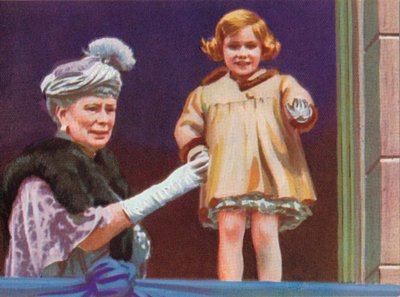 Königin Mary 1867-1953 und Prinzessin Margaret 1930-2002 anlässlich des Silberjubiläums von König Georg V. von Unbekannt
