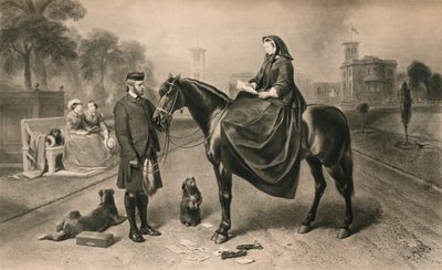 Königin Victoria im Osborne House, 1865 von Unbekannt