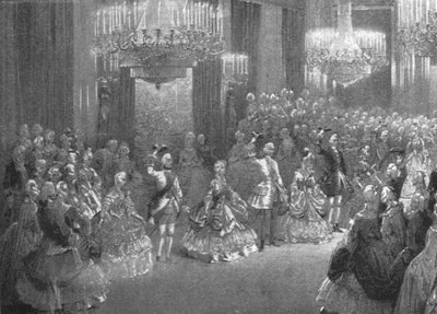 Kostümball von Königin Victoria im Buckingham Palace, 6. Januar 1845, 1901 von Unbekannt