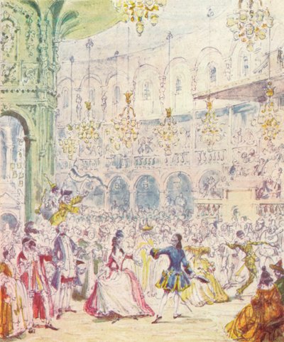 Randulph und Hilda tanzen in der Rotunde der Ranelagh Gardens, 1842, 1903 von Unbekannt