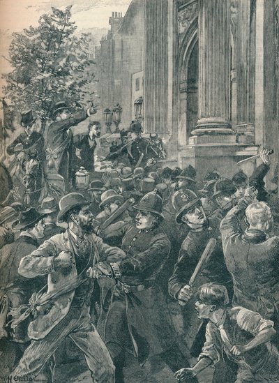 Reform League Mitglieder am Marble Arch, London, 1866, 1906 von Unbekannt
