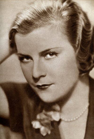 Renate Müller, deutsche Schauspielerin, 1933 von Unbekannt