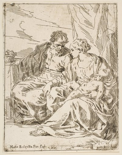 Ruhe auf der Flucht nach Ägypten, ca. 1637-1639 oder später von Unbekannt