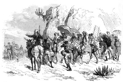 Rückkehr der abessinischen Gefangenen, ca. 1880 von Unbekannt