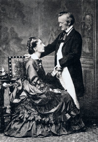 Richard und Cosima Wagner, spätes 19. Jahrhundert von Unbekannt