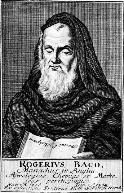 Roger Bacon, englischer experimenteller Wissenschaftler, Philosoph und Franziskaner von Unbekannt