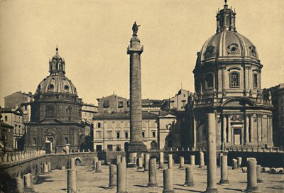 Rom - Trajanssäule, 1910 von Unbekannt