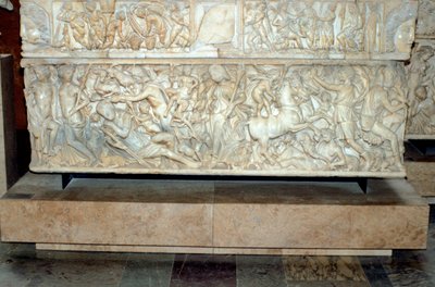 Römischer Sarkophag mit der Legende von Selene und Endymion, 230-235 n. Chr. von Unbekannt