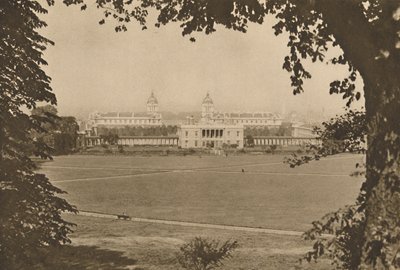 Royal Naval College in Greenwich, ehemals ein Krankenhaus für behinderte Seeleute von Unbekannt