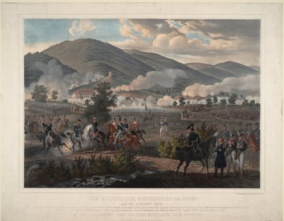 Russisches Leibgarderegiment in der Schlacht bei Kulm am 29. August 1813, ca. 1813 von Unbekannt