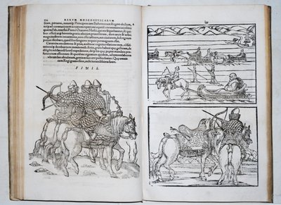 Russische Krieger. Siegmund von Herberstein reist durch Russland. Aus: Rerum Moscoviticarum commentarii, 1571 von Unbekannt