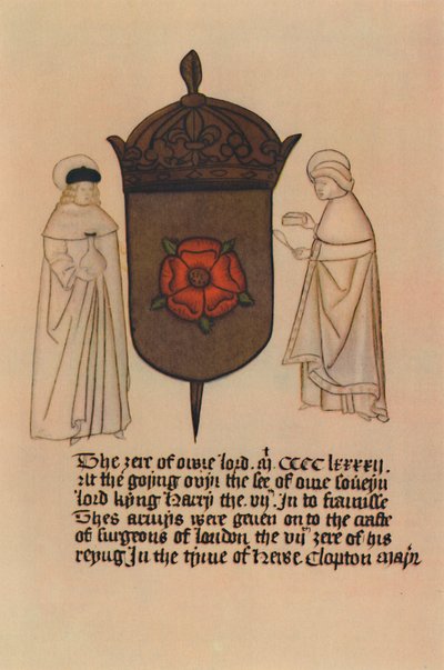 Heiliger Cosimo und Heiliger Damian, Schutzheilige der Barbiere und Chirurgen, 15. Jahrhundert, 1948 von Unbekannt