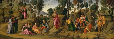 Johannes der Täufer bezeugt, ca. 1506-7 von Unbekannt