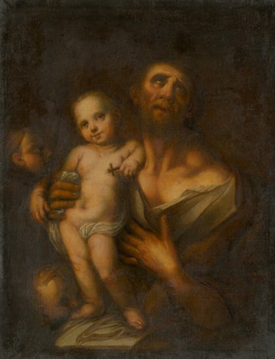 Heiliger Josef mit dem Jesuskind von Unbekannt
