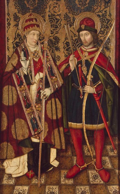 Heilige Fabian und Sebastian, 1475-1499 von Unbekannt