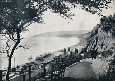 Sandown - Der Badestrand, 1895 von Unbekannt